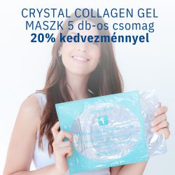   5 db Crystal Collagen Gel Mask -  hidratáló gél-maszk tengeri kollagénnel